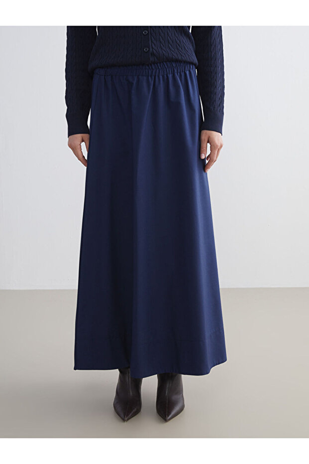 Create Your Style from Uzg Store |   Elastic Waist Flared Skirt - 2