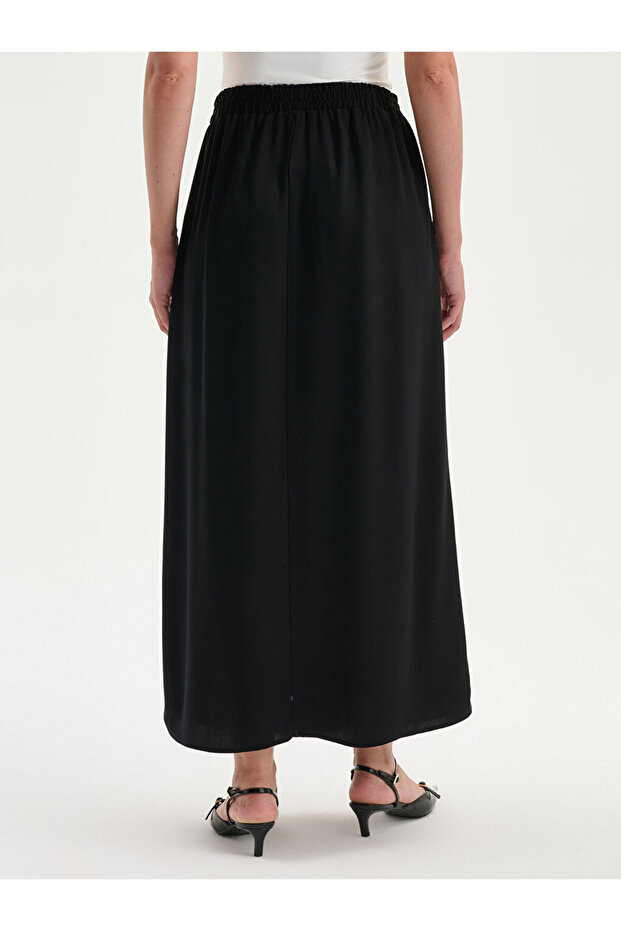 Create Your Style with Uzg Store |   A-Line Skirt with Elastic Waist - 5