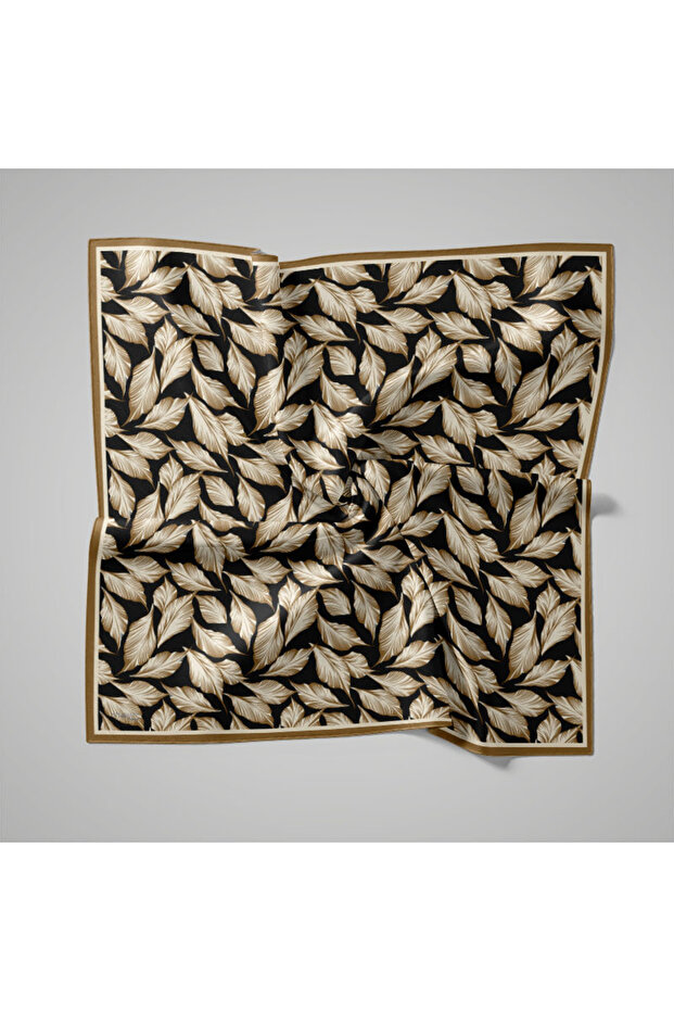 Natural Patterned Scarf - 1