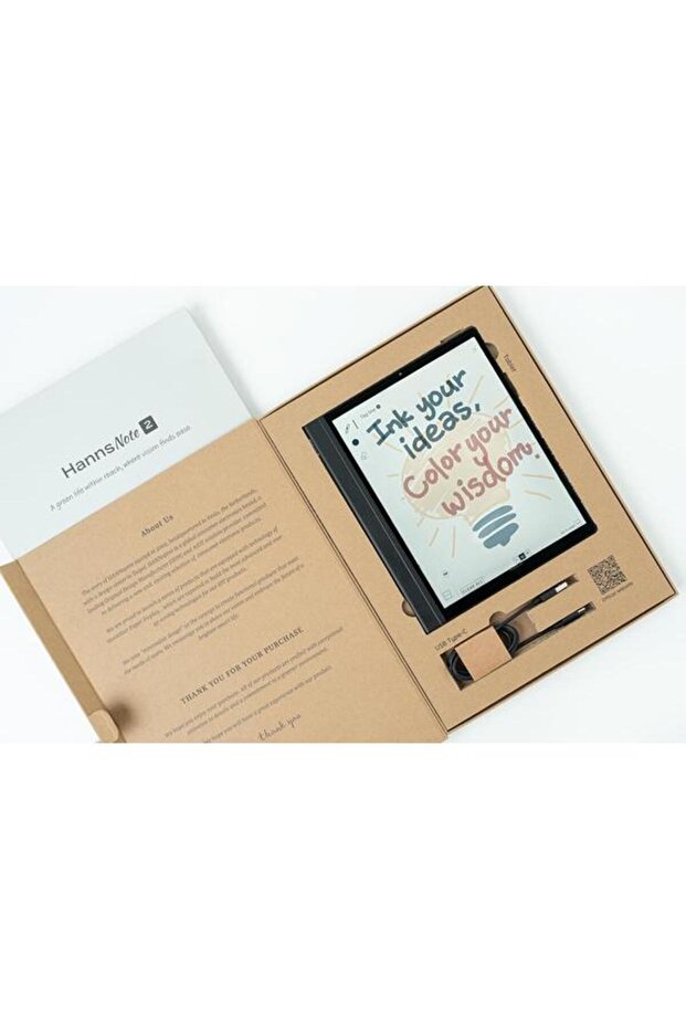 HannsNote 2 SN10HR1B, 10" ecoVISION Paper TN, 4GB RAM, 64GB Storage, Android 13 (Black) - 8