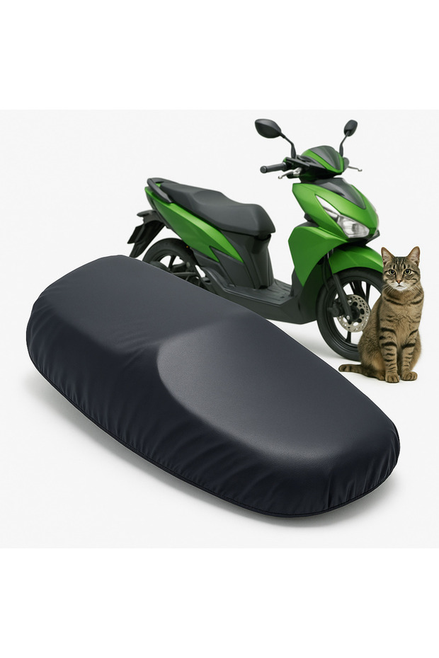 RKS Spontini 110 Motorcycle Leather Saddle Cover Canvas