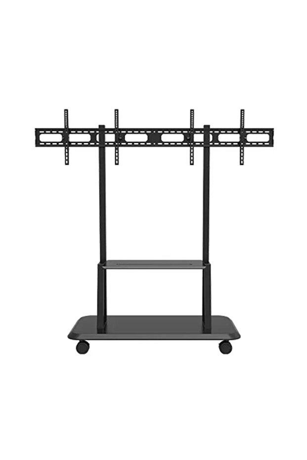 Skill Tech SH 02VFS Side-by-Side Video Wall Floor Stand – 32–55", VESA 600x400, 80kg/Screen, Black