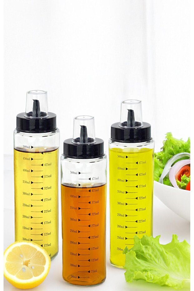 3'lü Akıtmaz Yağdanlık Set - 1