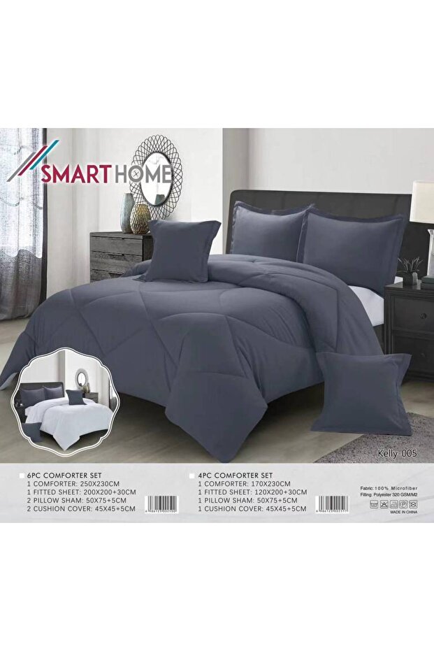 غطاء سرير مفرد ونصف - ألوان متنوعة - 1