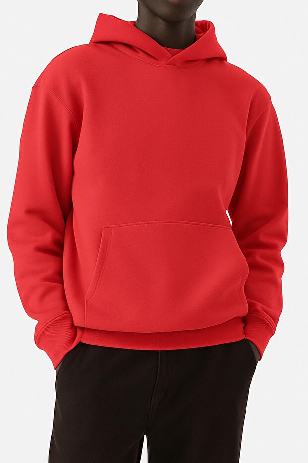 3-Thread Jersey Solid Color Unisex Sweatshirt