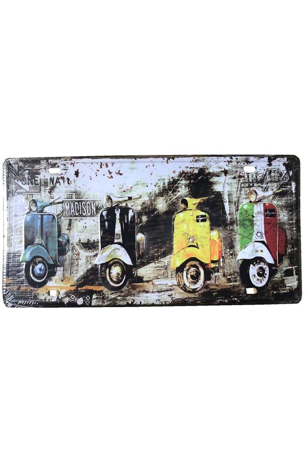 FFD Car Plate Vintage Tin Sign Bar Pub Home Wall Poster Decor Retro Metal Art Poster 30x15cm 1 Piece