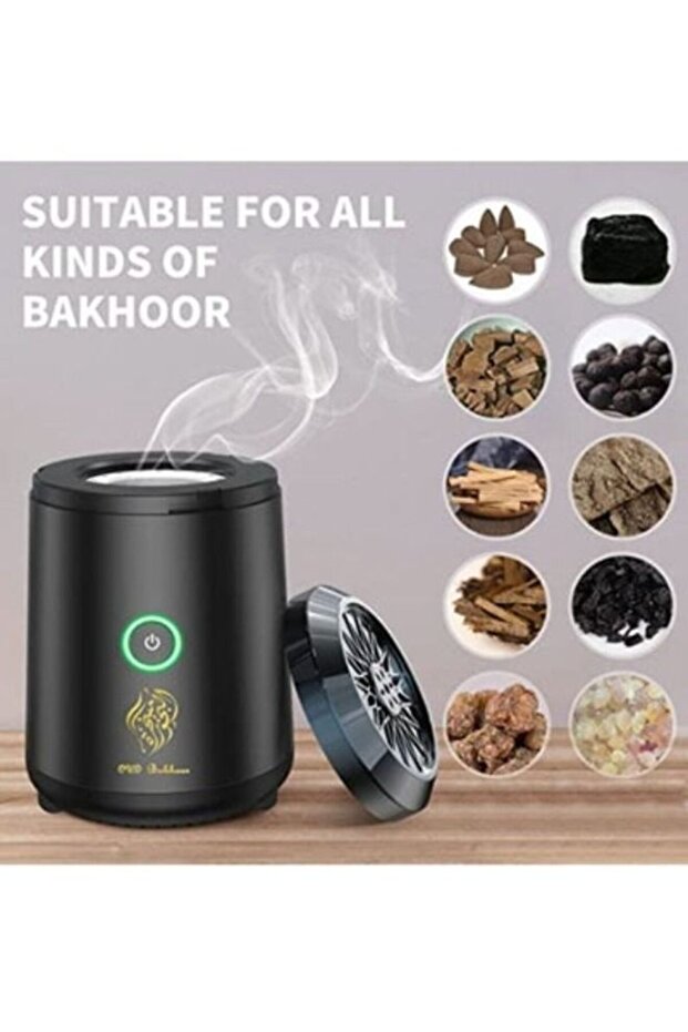 ACLIX MIni Electric Incense Bakhoor Burner Aroma Diffuser Usb Rechargeable for Home Car & Travel Gr