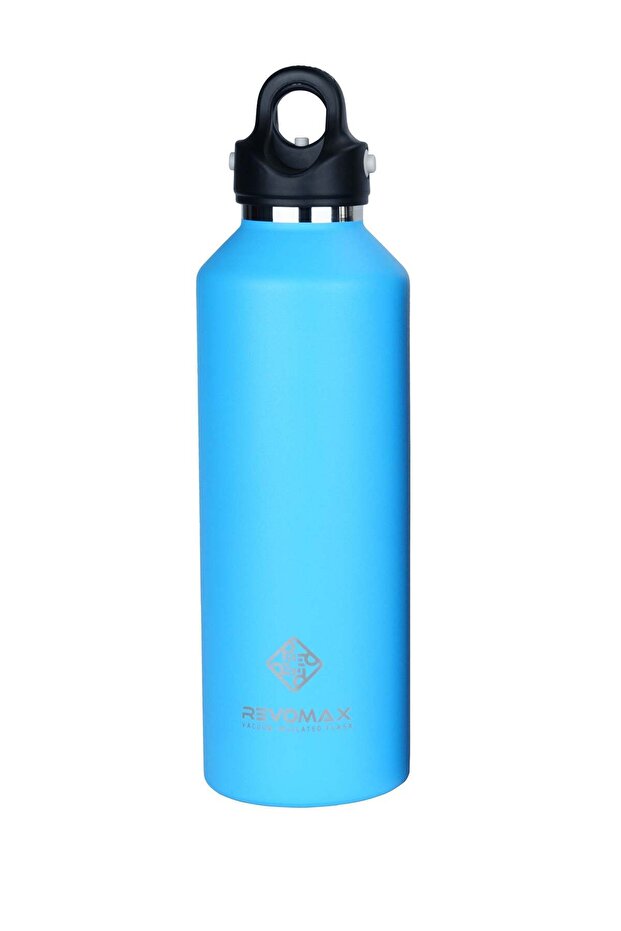 RevoMax Vacuum Insulated Flask with Twist Free Cap, Light Blue 32oz/ 950ml.
