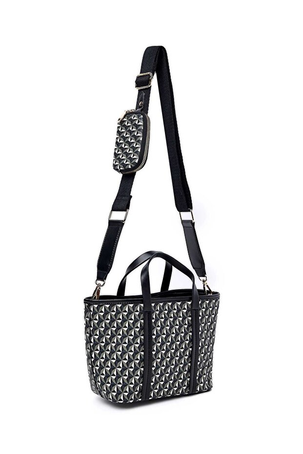 Patterned Tote Bag - 2