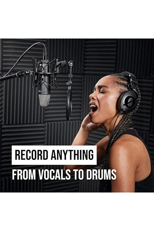 RODE NT1 Signature Series Large-Diaphragm Condenser Mikrofon (Siyah) - 7