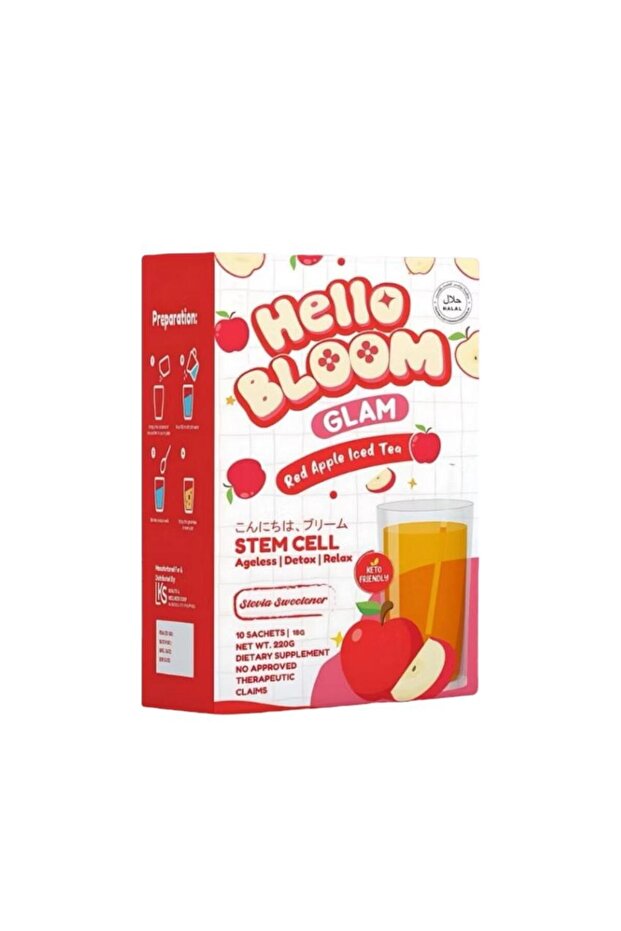 glam red apple iced tea - 1