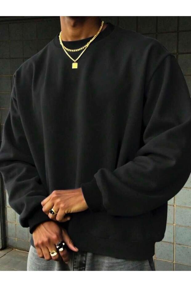 3 Yarn Combed Cotton Straight Men's Sweatshirt