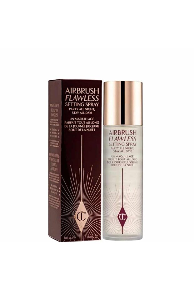 Tilbury Airbrush Flawless Setting Spray (100 ml (Pack of 4) / 3.5 Flozl)