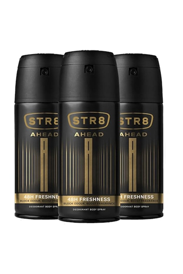 Set 3 x Deodorant Spray, STR8 , Ahead , 150 ml