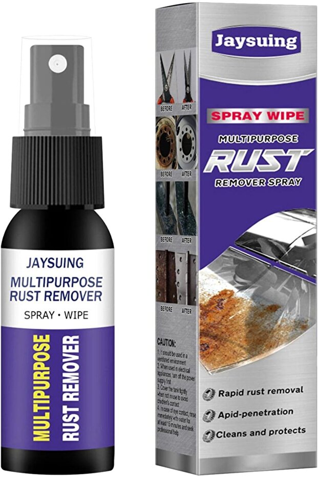 Rust Remover and Rust Inhibitor Spray for Metal, Multi-Use for Removing Rust Crusts for Home, Car, and Work