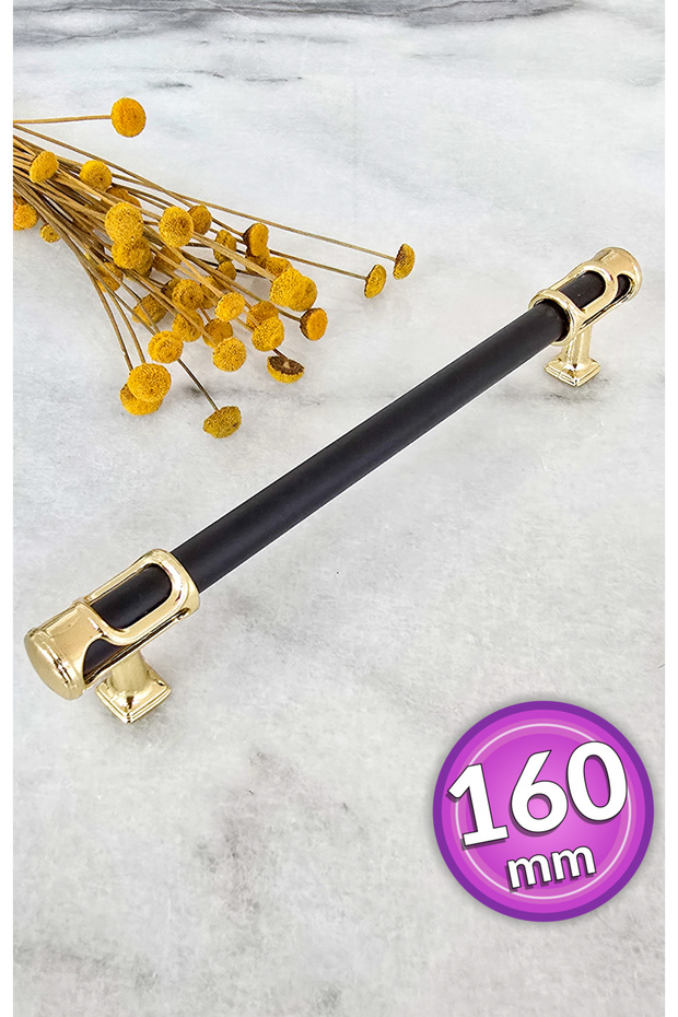 Black Gold Metal Handle 160mm (16 cm) Furniture Handle, Cabinet Handle, Kitchen Cabinet Handle, Drawer Handle