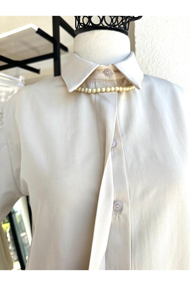 Line Gömlek Bej - 6