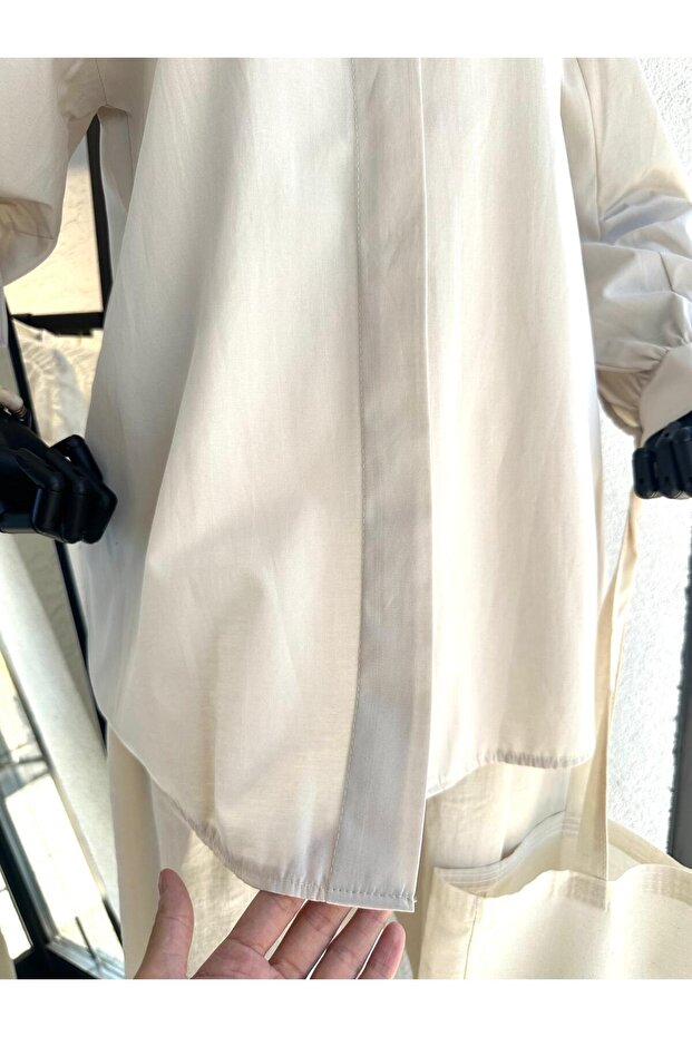 Line Gömlek Bej - 7