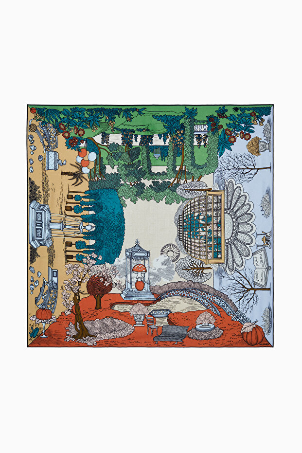 DESENLİ MODAL FULAR BABİL - 3