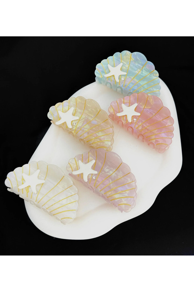 Star Pattern Shell Bone Buckle - 1