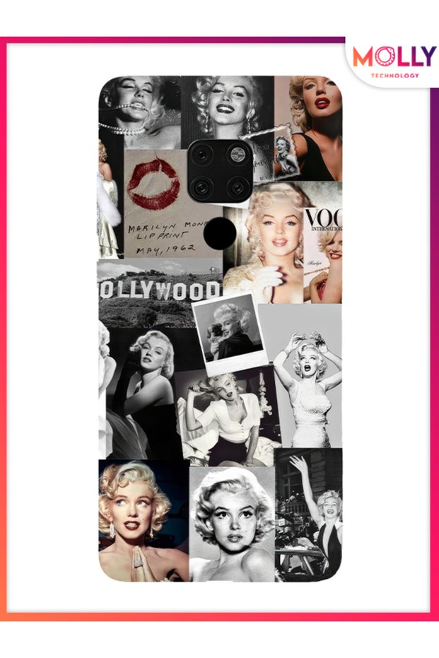 Black Blonde Legend Pattern Silicone Case for Huawei Mate 20