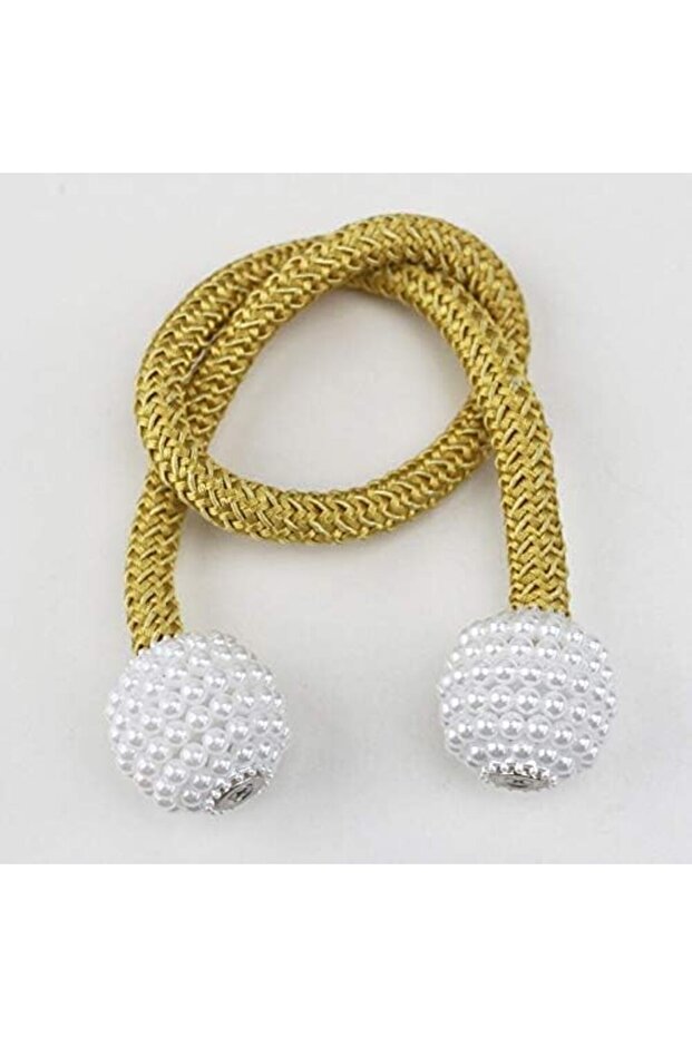 Curtain Holdback Decorative, 2pc Pearl Magnetic Curtain Clip