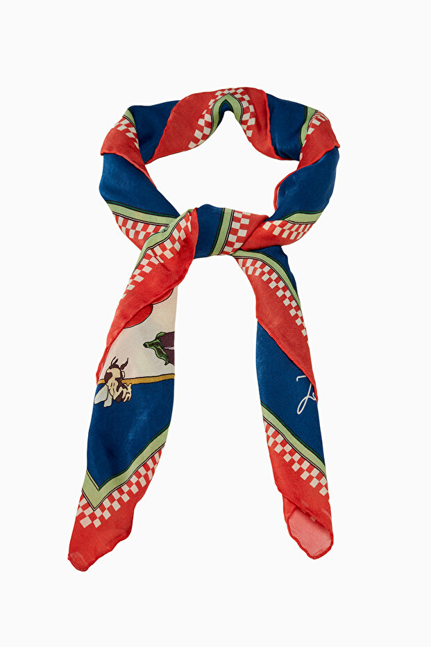 DESENLİ MODAL EŞARP VEGETABLE - 5