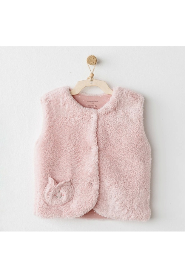 Ac26094 Mon Petit Amour Vest Pink