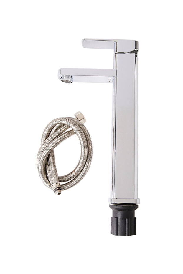 Water Faucet With Hose Silver