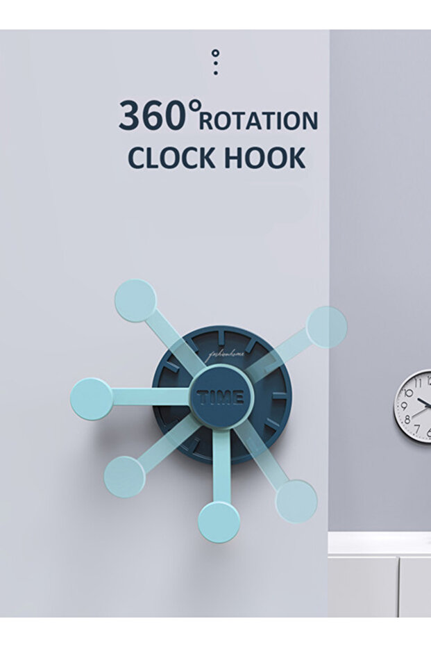 خطاف ساعة إبداعي متعدد الأغراض برتقالي 5x7.3 سم - 4
