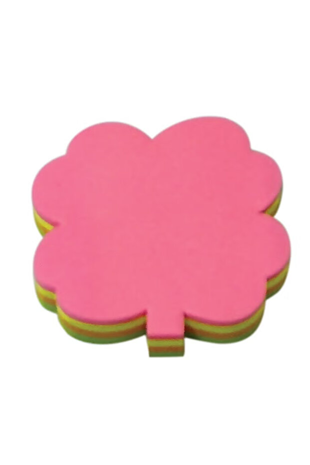Die-Cut Self-Stick Notes – Shamrock Shape, 100 Sheets - 1