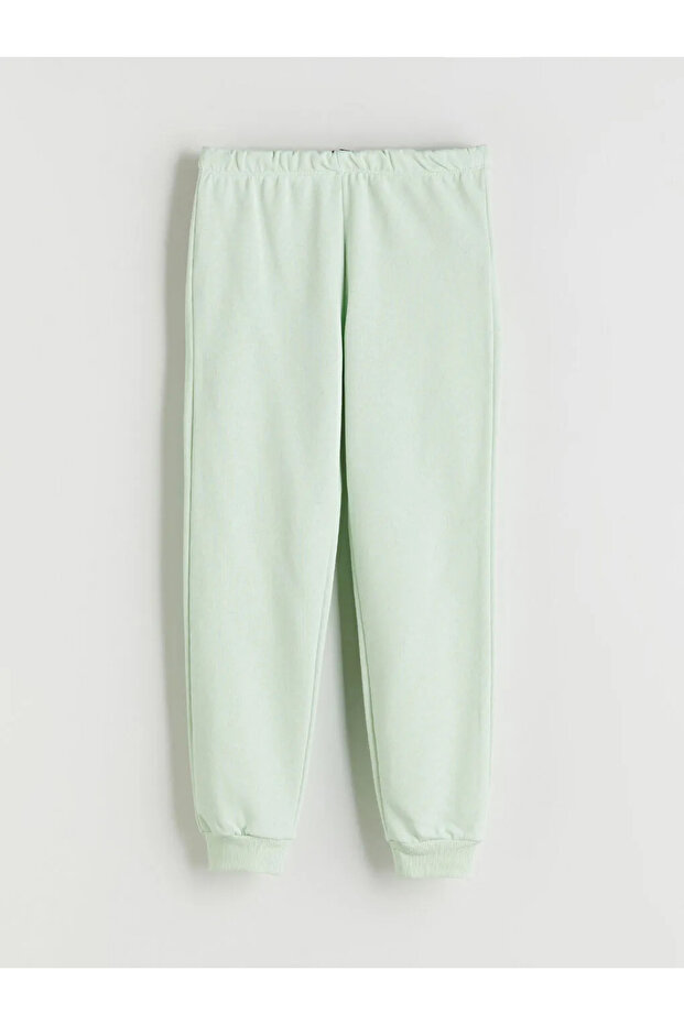 LCW ECOYeşil Bisiklet Yaka Kız Çocuk Pijama Takımı - 3