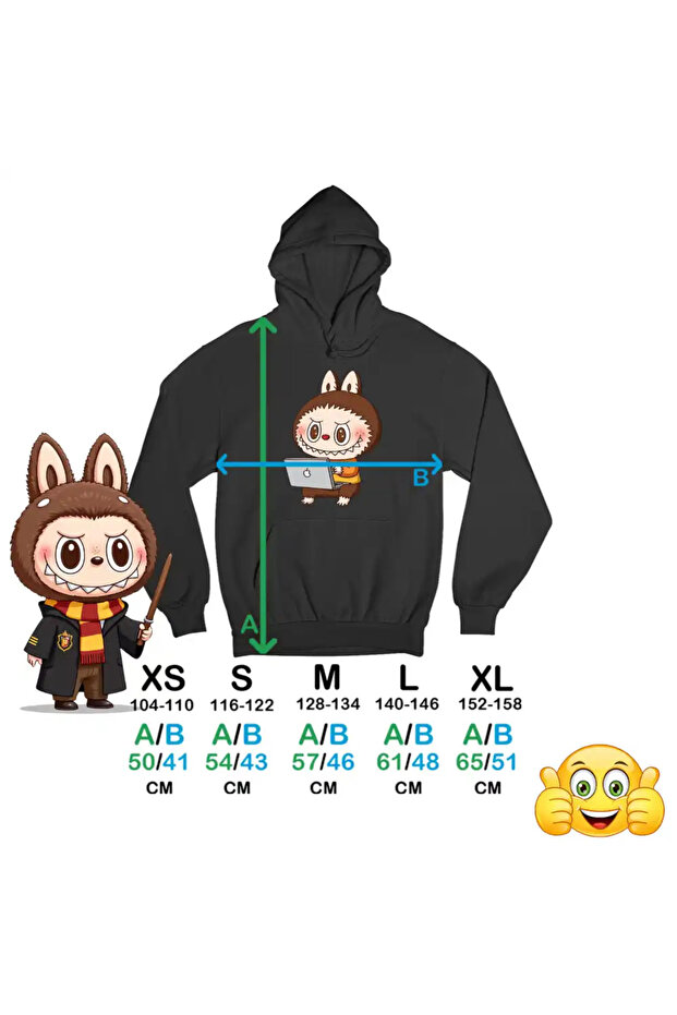 Hanorac Copii Baieti Labubu Programator - 4