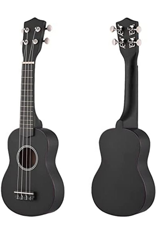 21 Inch Carbon Fiber Ukulele, black