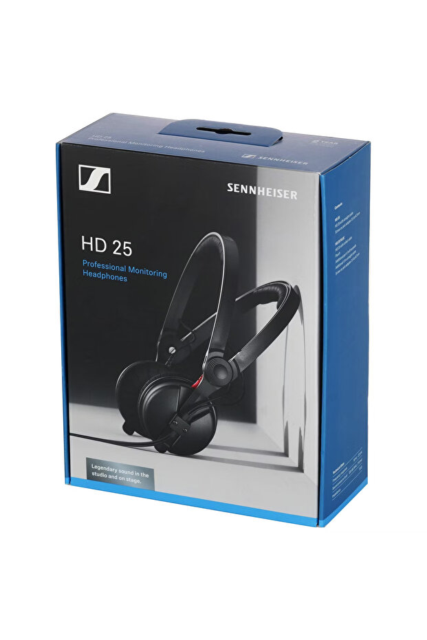 سماعات رأس سلكية احترافية HD 25 فوق الأذن، لون أسود