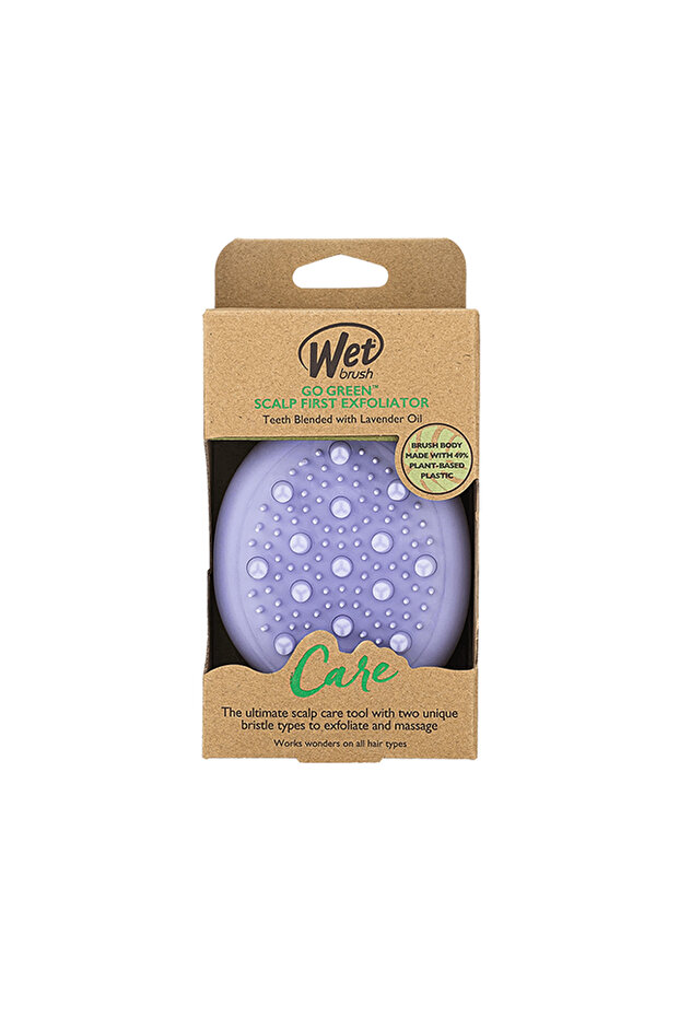 Go Green Scalp First Exfoliator Brush Lavender - 2