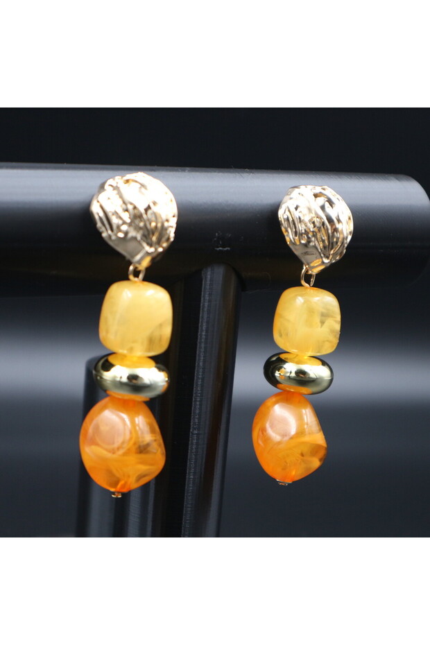 Contrast Parçalı Küpe - 2