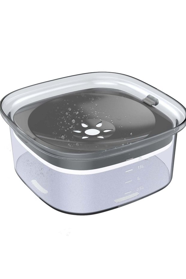 Large Capacity Dog Water Bowl, No Spill Water Bowl for Dogs, Dog Food Water Bowl Slow Water Feeder