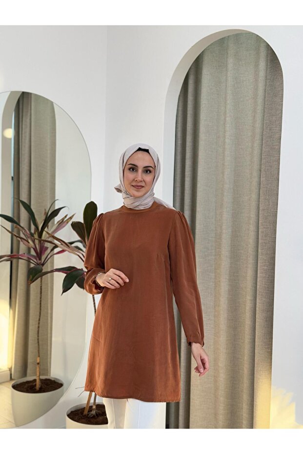 İpek Tunik Bakır 37025 - 7