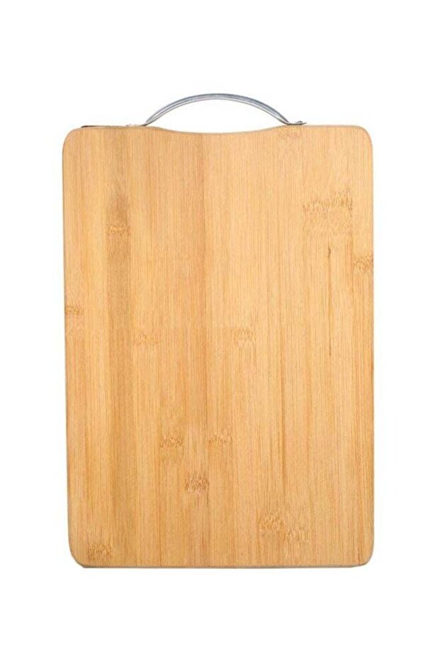 Double Sided Bamboo Chopping Board Beige 31.7x20x1.8cm