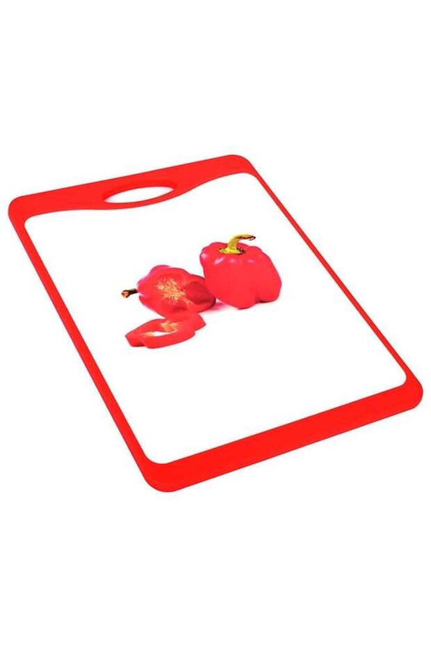 Homepro Pp Cutting Board - Rectangular Red Chopping Board For Versatile Kitchen Prep Durable Pp Composite Material Easy-To-Clean Dishwasher Safe 37 х 25 см Red