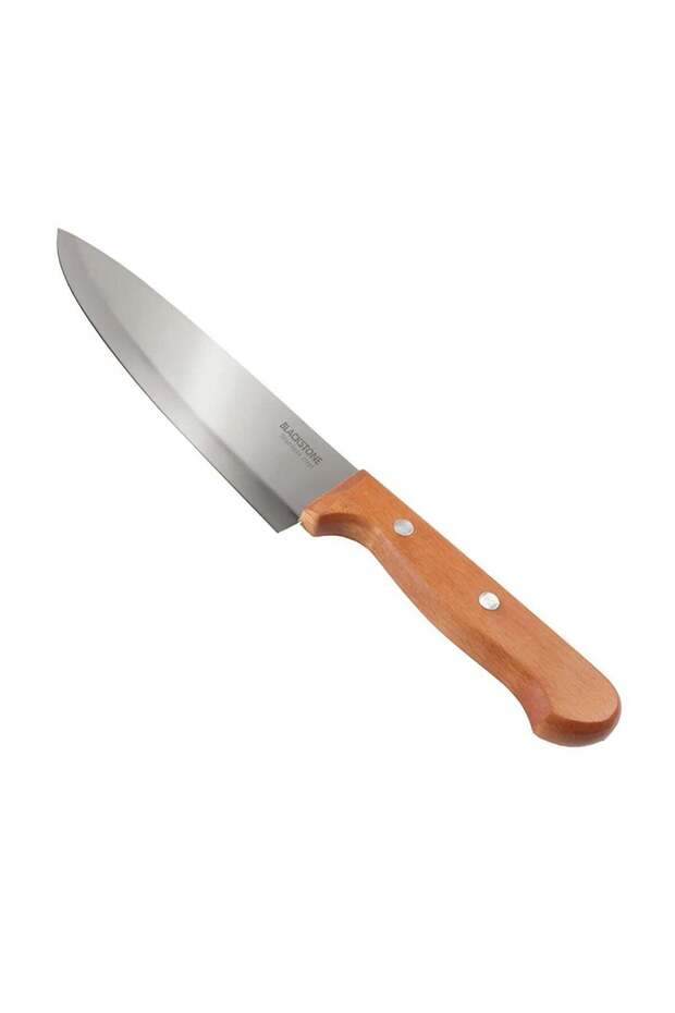 7-Inch Wooden Handle Chef Knife Stainless Steel Blade With Precision Craftsmanship Multipurpose Kitchen Cutlery Tool For Professional Slicing Dicing And Chopping