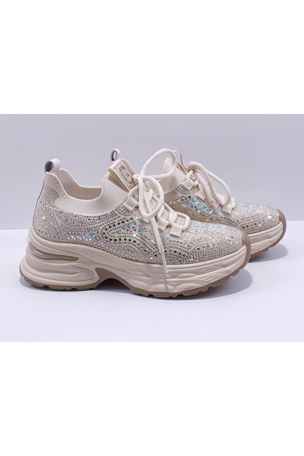 25K303 Stone Knitwear Shoes