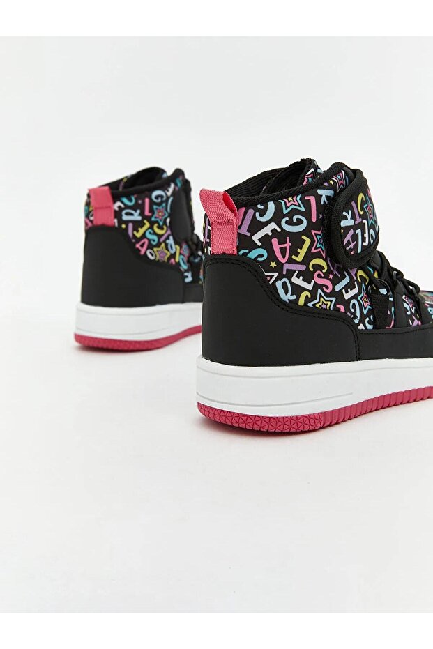 LCW Bağcık Ve Cırt Cırtlı Bilek Boy Kız Çocuk Spor Ayakkabı (W5) - 4