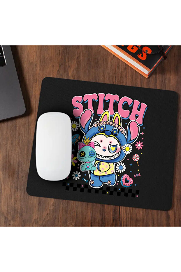 Mousepad Labubu Stich - 1
