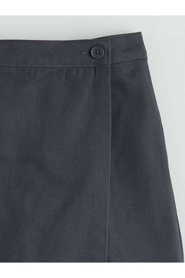Basic Gabardin Kız Çocuk Şort Etek - 3