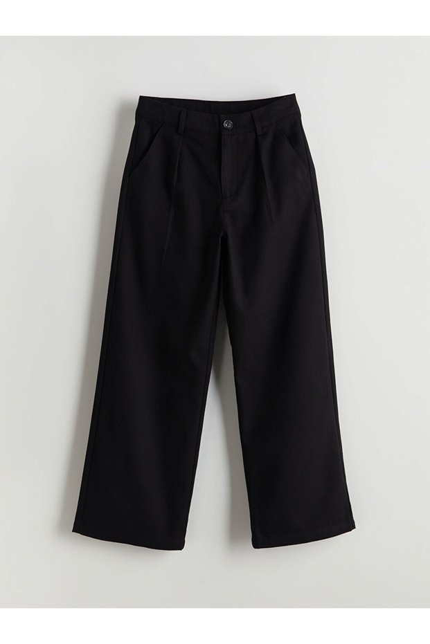 Quality Pieces from Çelebi Store Wide Leg Pleated Girls' Pants