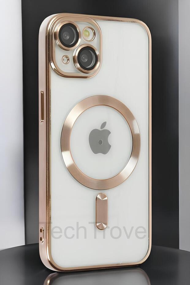 iPhone 14 Plus Kılıf Kamera Korumalı Sararma Yapmaz Magsafe Şarj Özellikli A++ Kalite Kapak - 1