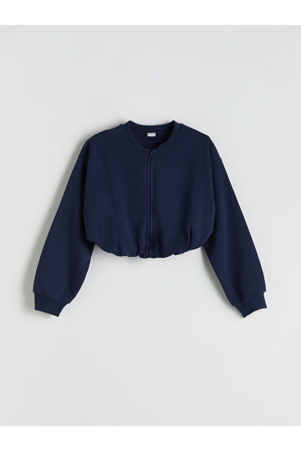 Esvab • Modern & Stylish Girls' Zippered Sweatshirt