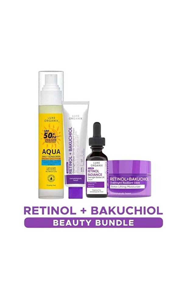 retinol bundle with sunscreen